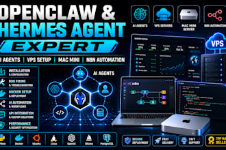 fix install openclaw hermes agent mac mini bot vps server setup ai developer n8n