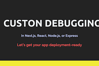 fix bugs in javascript, react, nodejs, or nextjs