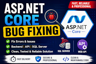 fix asp net core or asp net mvc bugs and errors