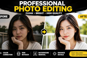 profesionally edit your photos and retouch images