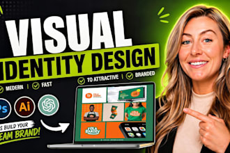 create professional visual identity design for your business