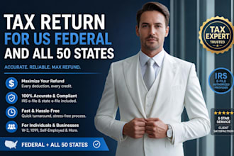prepare and file your US federal and state tax returns