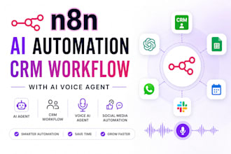 claw n8n ai automation crm workflow with ai voice agent