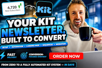 convertkit newsletter kit landing page kit email sequence kit automation expert