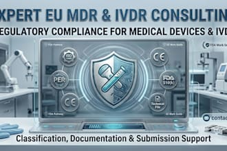 provide eu mdr and ivdr regulatory consulting for medical devices