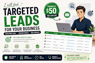 find targeted leads with emails and contact info for your business