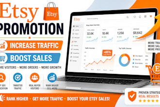 do etsy store promotion to increase etsy traffic