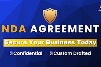 draft a professional nda to protect your business