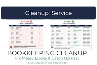 quickbooks cleanup for small businesses