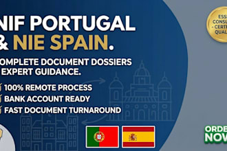 obtain nif portugal and nie spain tax id dossiers for global clients
