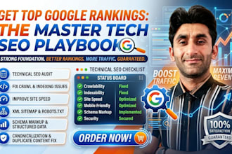 fix technical SEO errors and indexing issues for google ranking