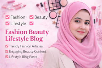 write and publish beauty articles on lifestyle blogs
