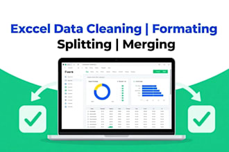 clean, split, merge and split data