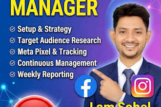 set up and manage high converting meta ads for facebook and insta
