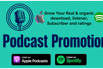 do podcast promotion of apple and spotify podcasts
