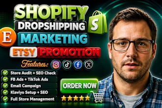 advertise shopify store to boost shopify sales, store promotion with etsy SEO