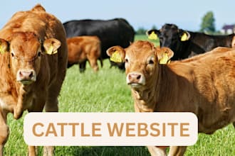 do website for cattle poultry farm
