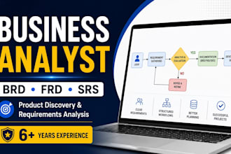 write professional brd frd and srs documents for your IT project