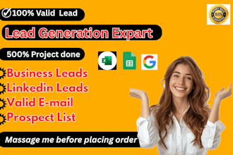 build b2b business leads, lead generation and linked in leads