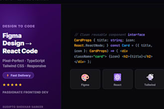convert figma, xd or HTML to responsive react component