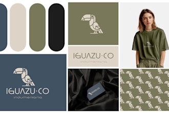 design a premium minimalist brand identity for your fashion brand