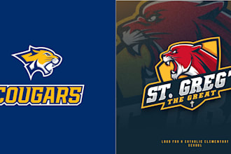 design a professional sports logo and brand identity for your team