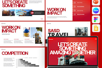 powerpoint  pitch deck design
