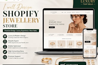 design shopify jewelry store for your ecommerce jewellery website