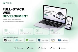 build complete web applications from design to deployment
