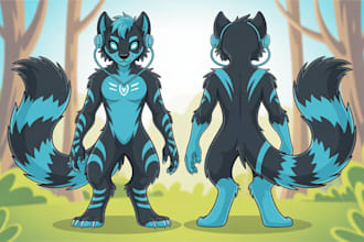 draw your sfw furry anime character