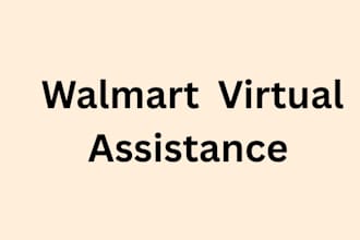 be your expert walmart virtual assistant