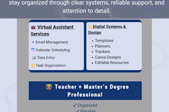streamline your work and home life with her virtual services