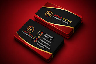 design professional business card and letterhead