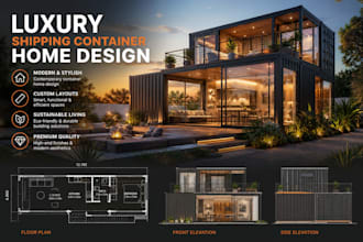 draw shipping container homes modular buildings tiny houses architectural plan