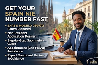 prepare your spain nie number application dossier for non residents