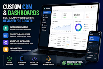 build custom CRM and business dashboards for your business