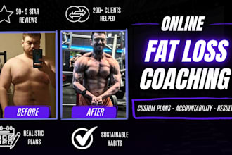 provide monthly online fat loss coaching with accountability