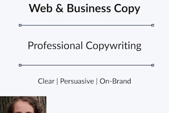 write persuasive web copy, emails, and business content