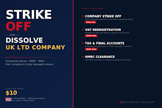 strike off uk ltd, dissolve uk ltd, close a uk ltd, deregister vat