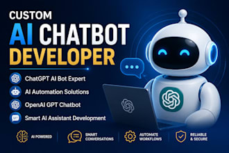 develop custom ai chatbot using chatgpt openai gpt4 for business