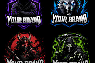 design affordable and professional gaming logo for gamers, streamers and esports