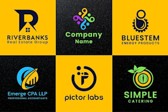 design a professional and modern logo from your buisness