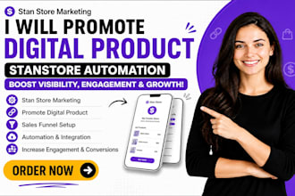 do stan store marketing promote digital product stanstore automation