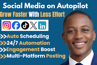 automate your social media posts and chatbot to generate leads