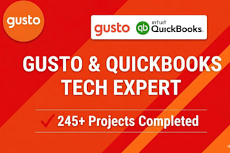 setup gusto payroll and quickbooks integration