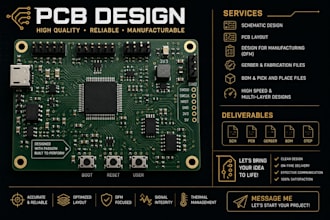 kicad pcb design, pcb layout, schematic, circuit design, esp32, stm32, arduino