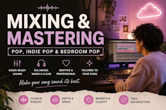 mix and master professional pop and indie music
