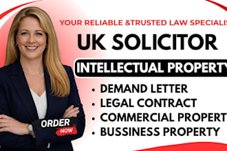 draft business contracts and intellectual property agreements,uk solicitor