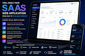 develop your saas mvp and web app ready for launch