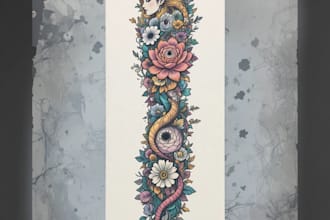 design professional style tattoo design